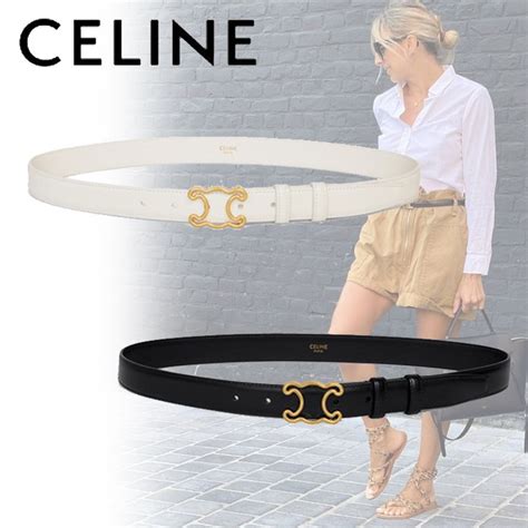 medium triomphe belt celine|celine triomphe belt selfridges.